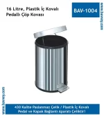 16 LT Pedallı ÇÖP KOVASI