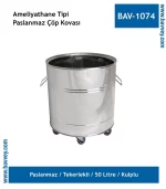 50 Litre Ameliyathane Çöp Kovası (BAV-1074)