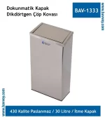 30 LT DOKUNMATİK KAPAKLI ÇÖP KOVASI