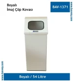 54 Litre Boyalı İmaj Çöp Kovası