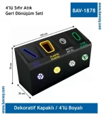 sıfır Atık Geri Dönüşüm Seti 4'lü