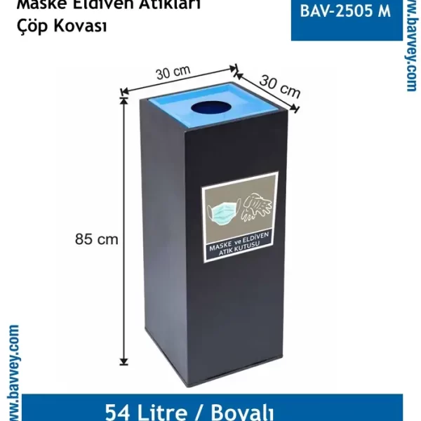 Maske Eldiven Atık Kutusu