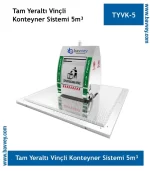 Tam Yeraltı Vinçli Konteyner Sistemi