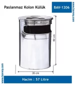57 Lt. Paslanmaz Kolon Küllük