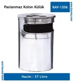 57 Litre Paslanmaz Kolon Küllük