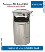 57 Litre Paslanmaz Elit Kolon Küllük
