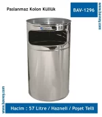 57 Litre Paslanmaz Hazneli Kolon Küllük