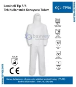 Tek Kullanımlık Tulum Lamineli Tip 5/6