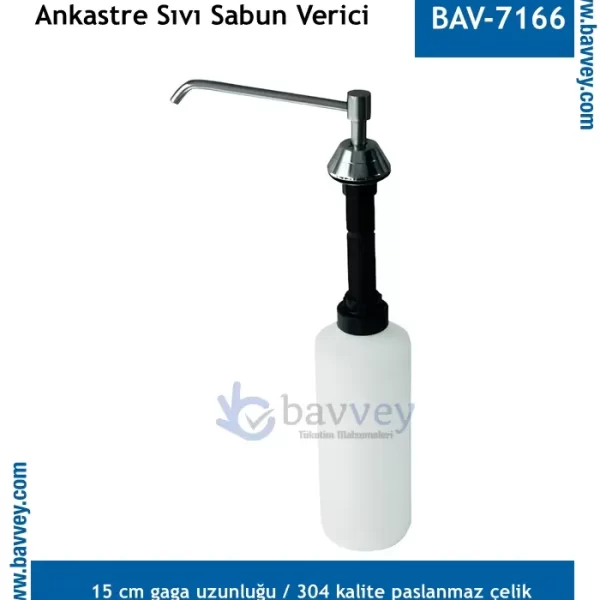 Ankastre Sıvı Sabun Verici (BAV-7166)