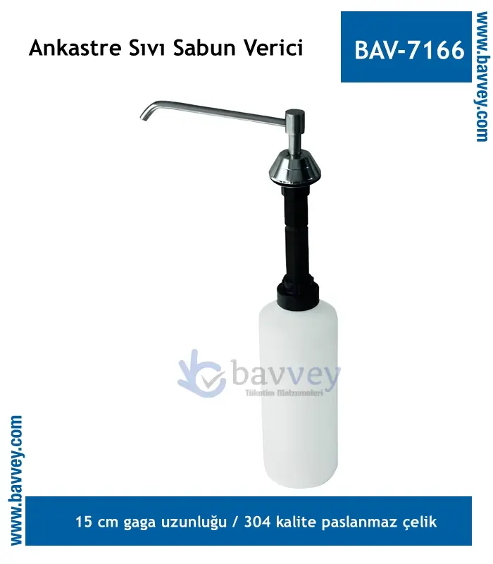 Ankastre Sıvı Sabun Verici (BAV-7166)