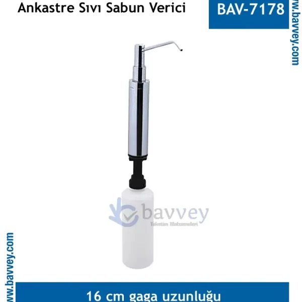 Ankastre Sıvı Sabun Verici (BAV-7178)