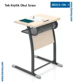 BEDUCA-106-1 Tek Kişilik Okul Sırası