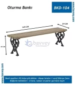 Ahşap Bank - BKD 104