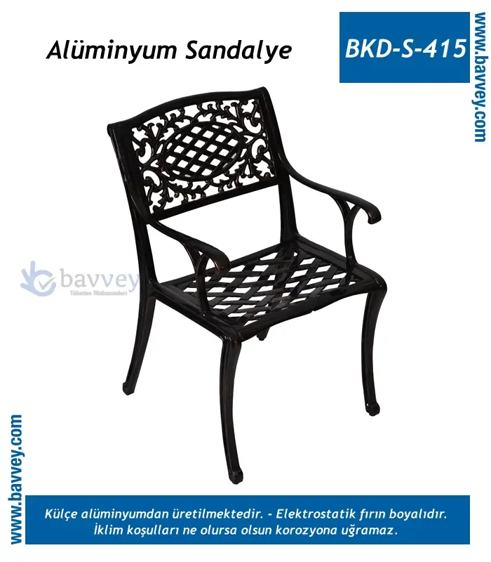 Alüminyum Döküm Sandalye - BKD S415
