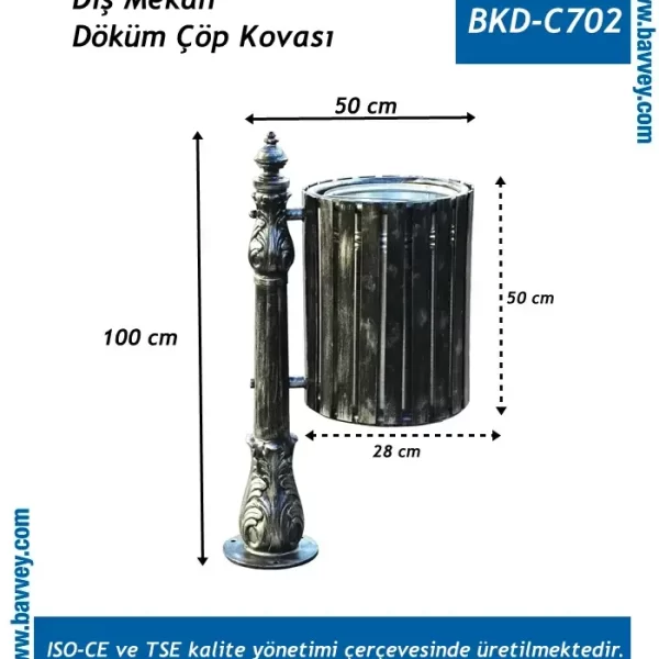 Döküm Çöp Kovası