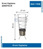 Krom Kaplama Şemsiyelik