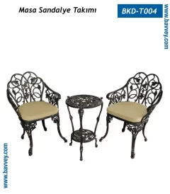 Döküm Masa Sandalye Takımı - BKD T004
