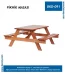 Ahşap Piknik Masası - BKD 091