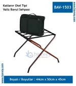 Otel Tipi Valiz Bavul Sehpası Boyalı