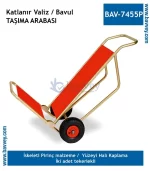 Katlanır Valiz Bavul Taşıma Arabası (Pirinç)