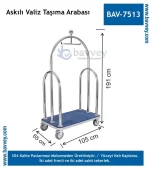 Askılı Paslanmaz Belboy Arabası