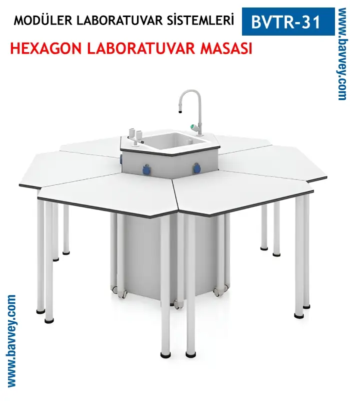Laboratuvar Masası Hexa BVTR-31