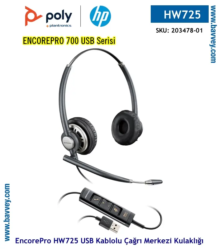 EncorePro HW725 USB Call Center Kulaklık