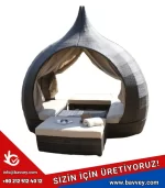 Rattan Kubbe Daybed BDB-240