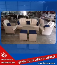 Rattan Bahçe Balkon Oturma Grubu - BKT 364