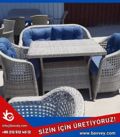 Rattan Bahçe Balkon Oturma Grubu - BKT 366