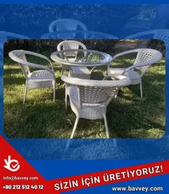 Rattan Masa Sandalye Takımı - BMS 410